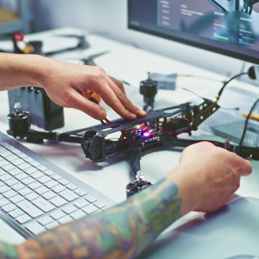 Batteries sur mesure pour drones