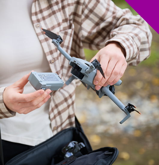 Batteries sur mesure pour drones