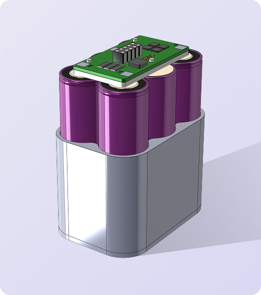 Custom battery pack design